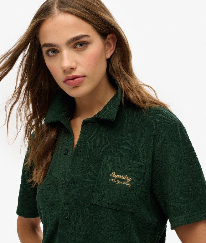 Superdry Camisa De Tejido Rizado Country Club