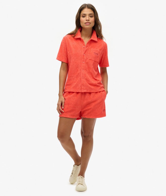 Superdry Camisa De Tejido Rizado Country Club