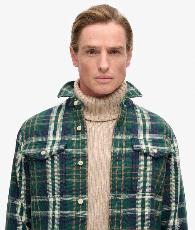 Superdry Camisa Gruesa De Cuadros Merchant Store