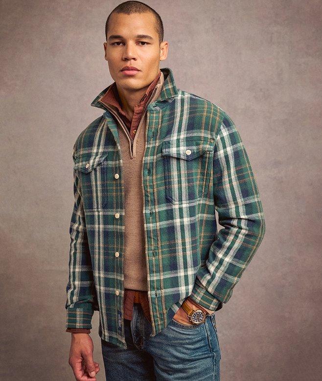 Superdry Camisa Gruesa De Cuadros Merchant Store