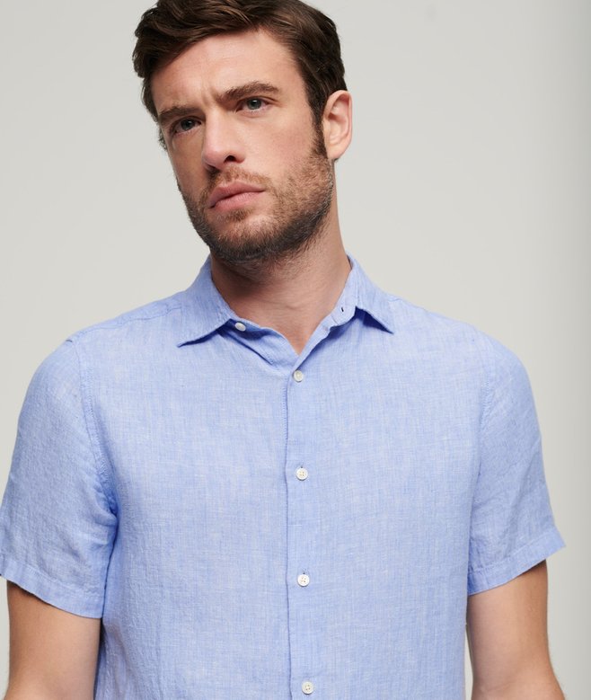 Superdry Camisa Informal De Lino Studios