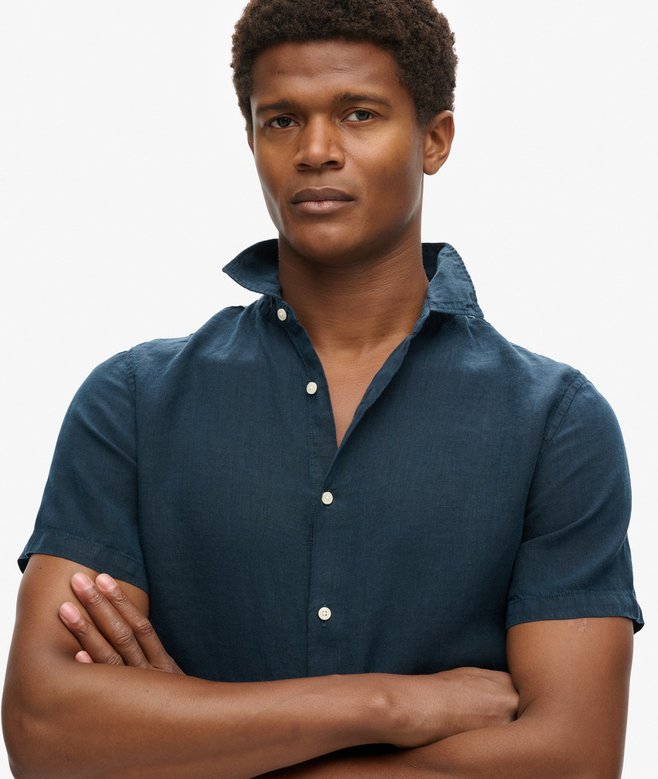 Superdry Camisa Informal De Lino Studios