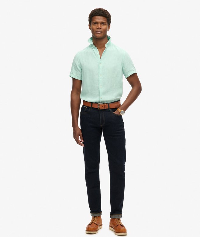 Superdry Camisa Informal De Lino Studios