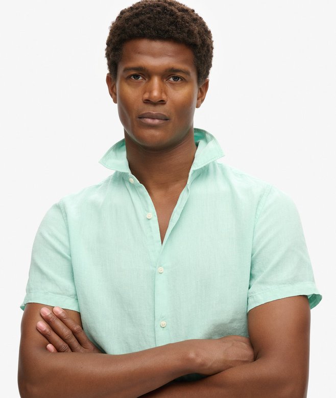 Superdry Camisa Informal De Lino Studios