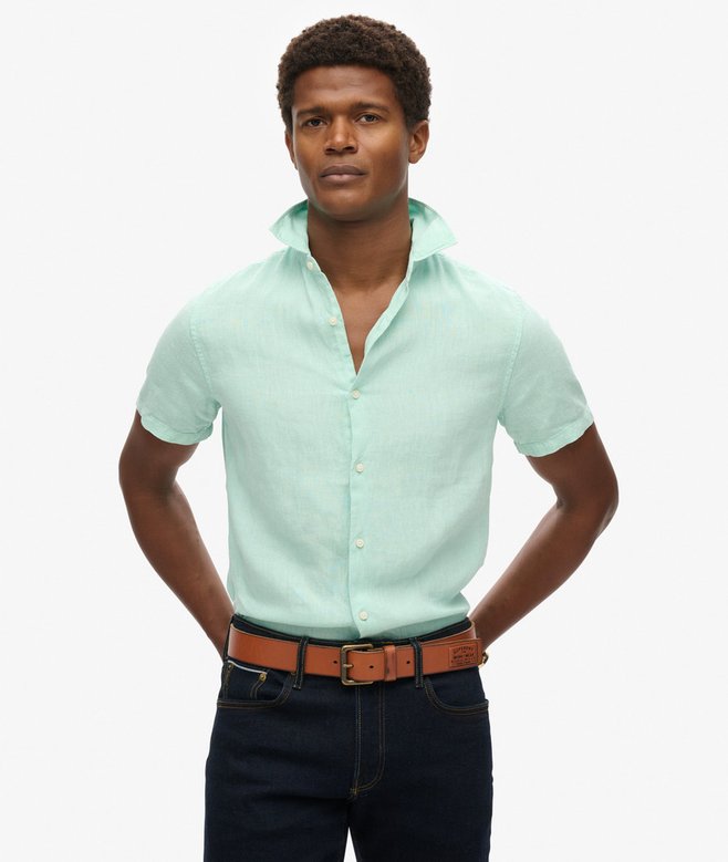 superdry Camisa informal de lino Studios