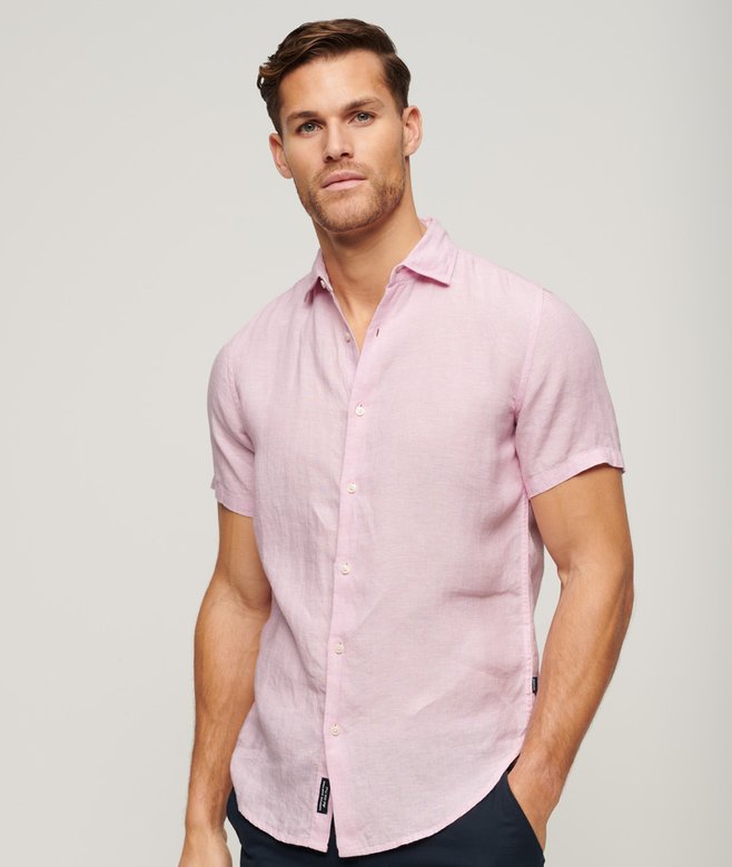 superdry Camisa informal de lino Studios