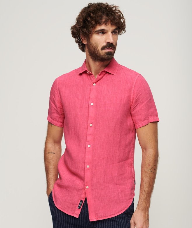superdry Camisa informal de lino Studios
