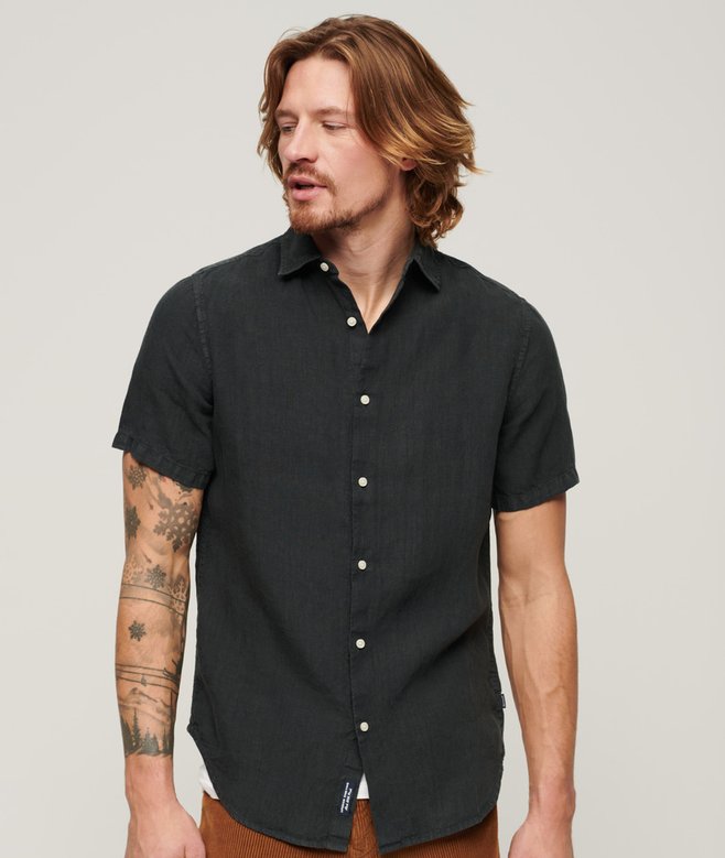 superdry Camisa informal de lino Studios