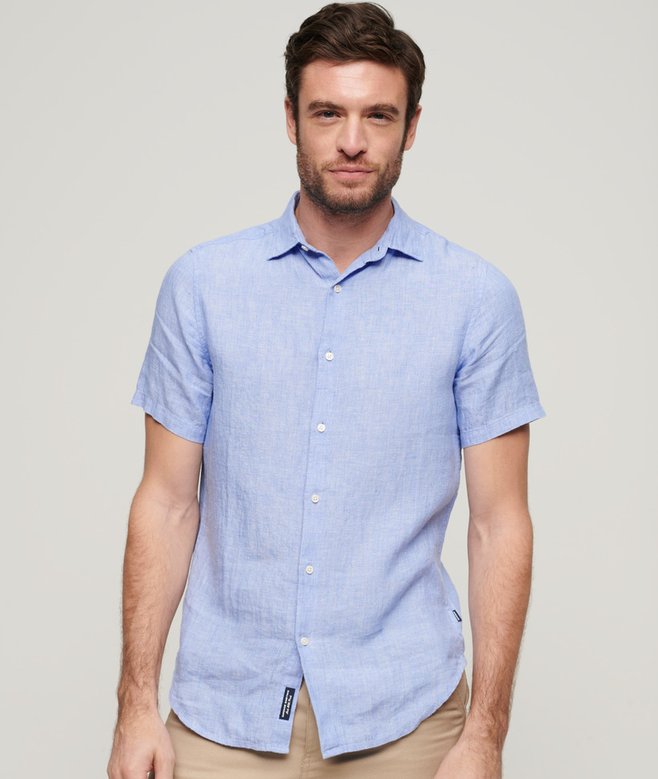superdry Camisa informal de lino Studios