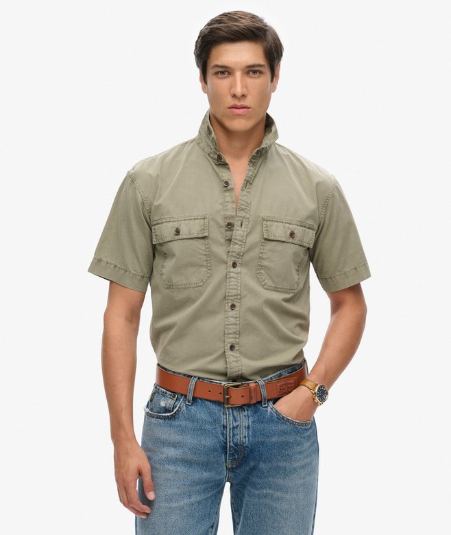 superdry Camisa militar de manga corta