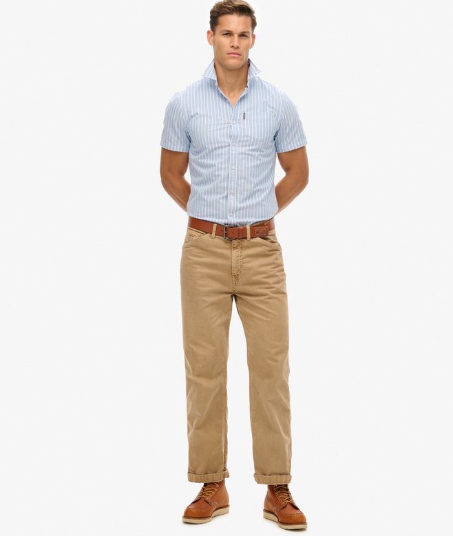 Superdry Camisa Oxford De Manga Corta