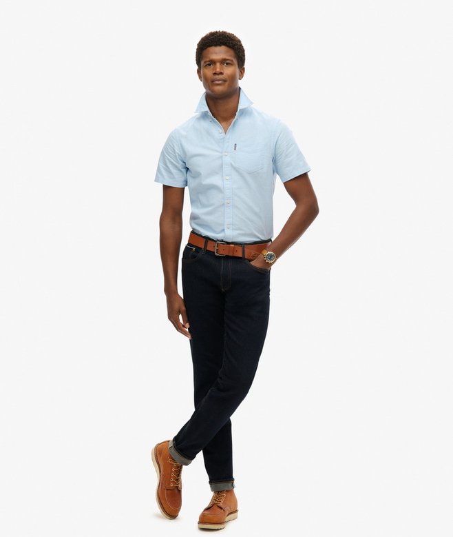 Superdry Camisa Oxford De Manga Corta