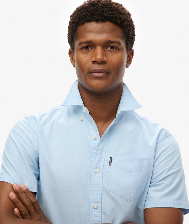 Superdry Camisa Oxford De Manga Corta