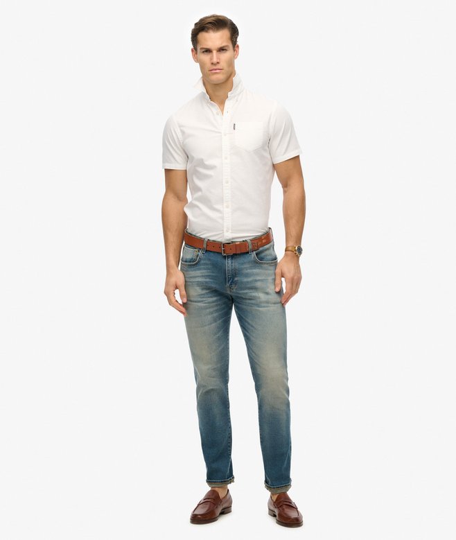 Superdry Camisa Oxford De Manga Corta