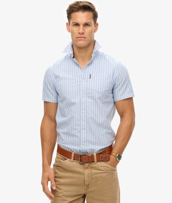 superdry Camisa Oxford de manga corta