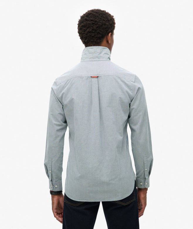 Superdry Camisa Oxford De Manga Larga