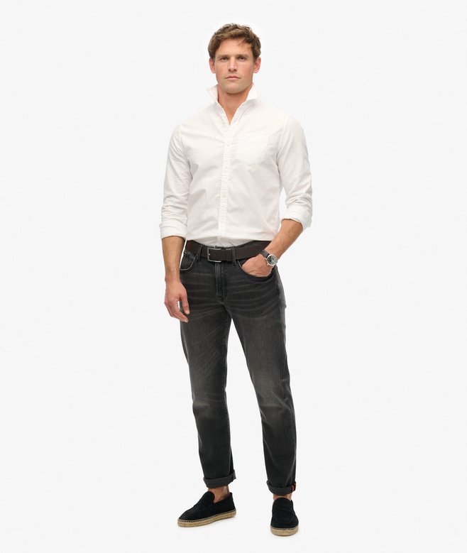 Superdry Camisa Oxford De Manga Larga