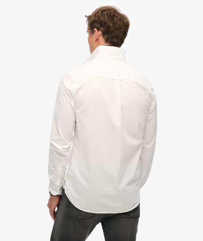 Superdry Camisa Oxford De Manga Larga