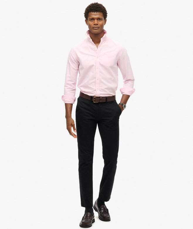 Superdry Camisa Oxford De Manga Larga