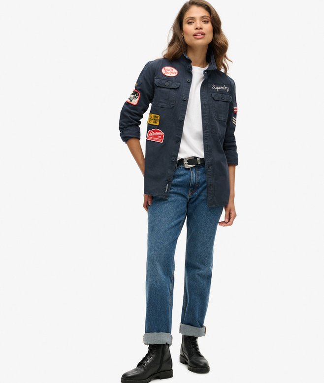 Superdry Camisa Scout De Manga Larga