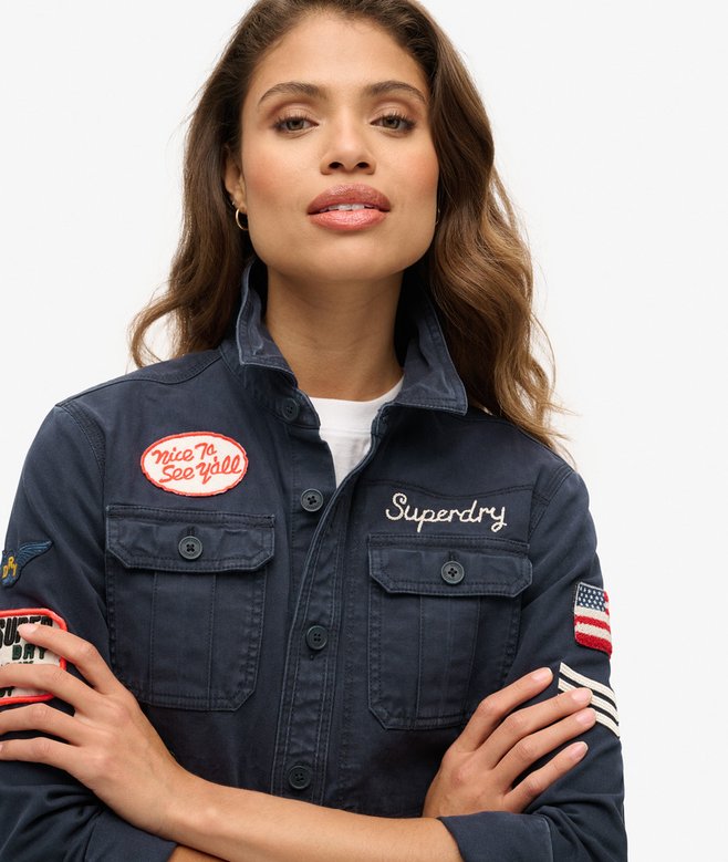 Superdry Camisa Scout De Manga Larga