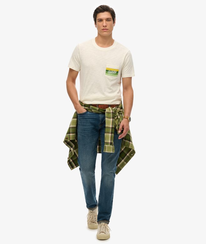 Superdry Camiseta A Rayas Con Logo Cali