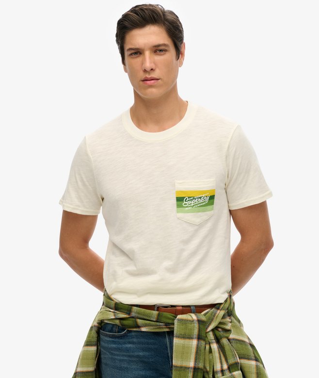 superdry Camiseta a rayas con logo Cali
