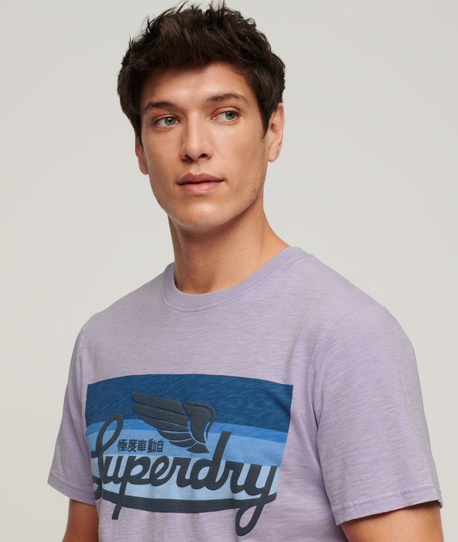 superdry Camiseta a rayas con logo Cali