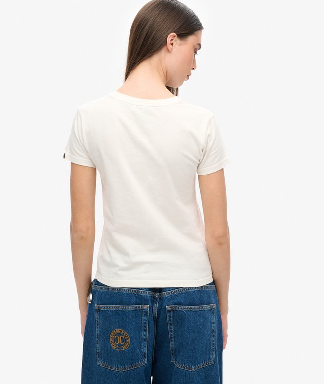 Superdry Camiseta Ajustada Afelpada Varsity