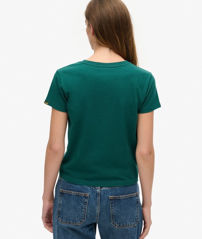 Superdry Camiseta Ajustada Afelpada Varsity