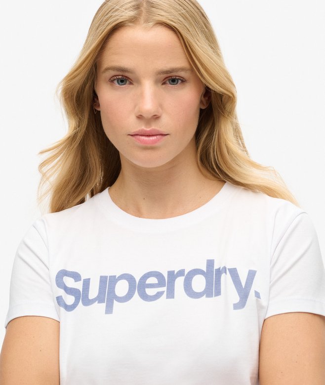 Superdry Camiseta Ajustada City Con Logotipo Core