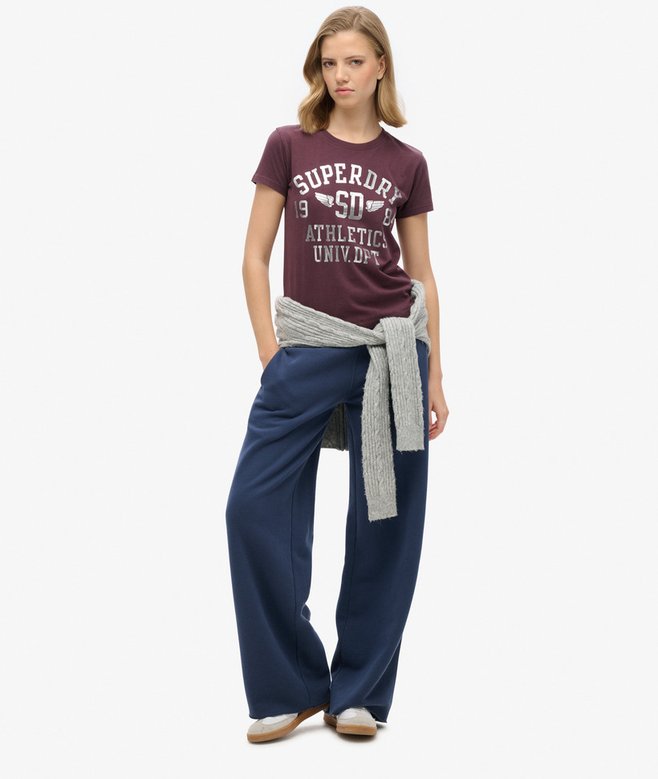 Superdry Camiseta Ajustada College Script