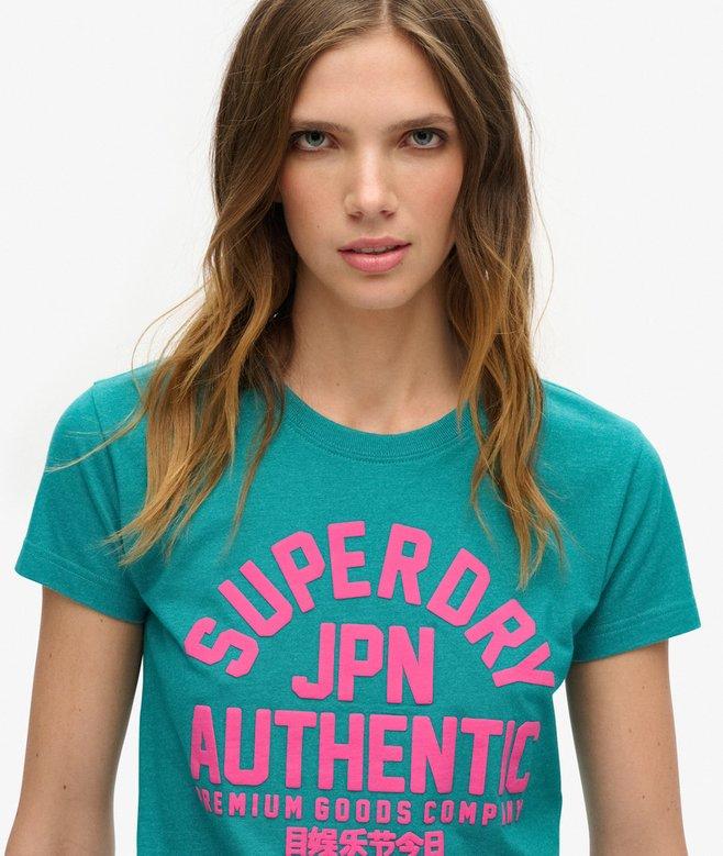 Superdry Camiseta Ajustada Con Estampado Abombado