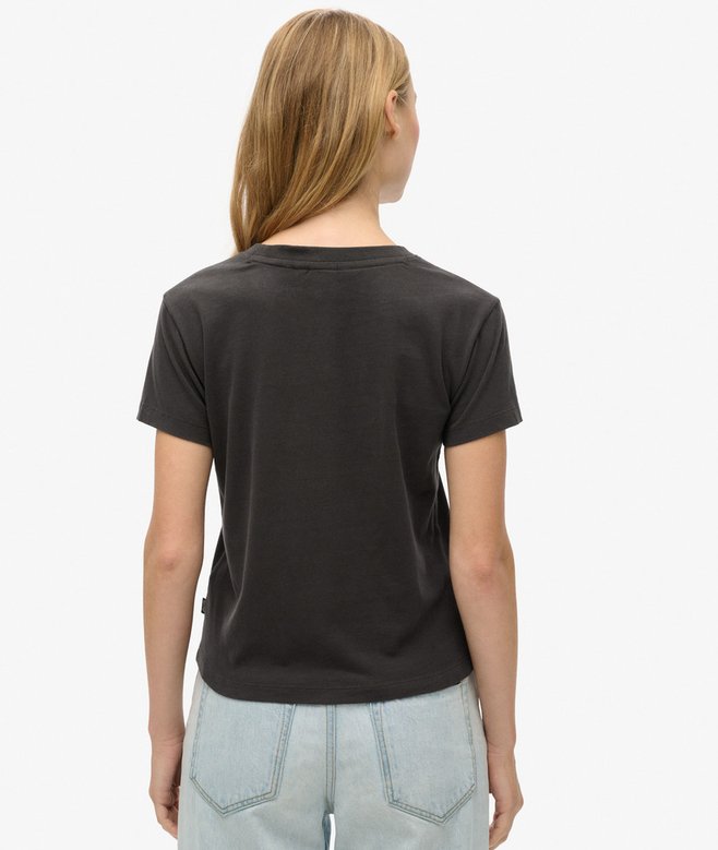 Superdry Camiseta Ajustada Con Logotipo Essential