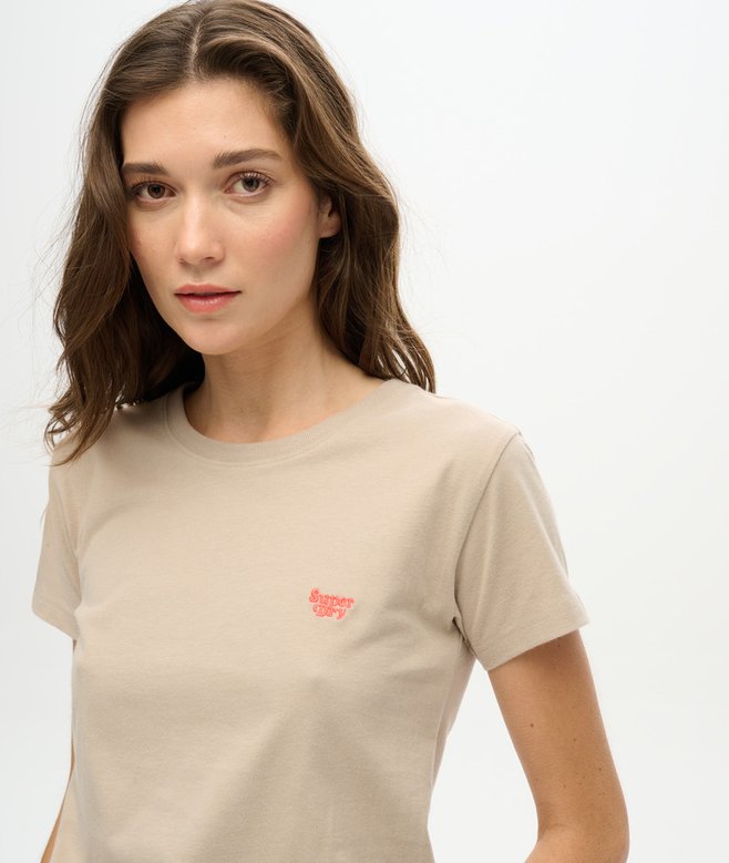 Superdry Camiseta Ajustada Con Logotipo Essential