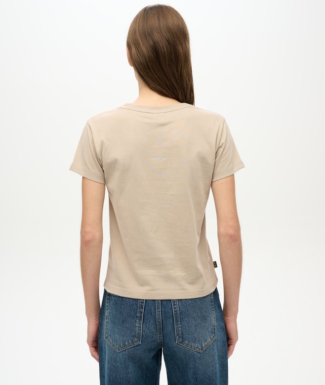 Superdry Camiseta Ajustada Con Logotipo Essential