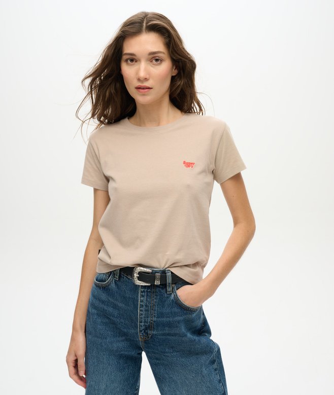 superdry Camiseta ajustada con logotipo Essential