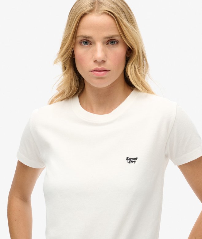 Superdry Camiseta Ajustada Con Logotipo Essential