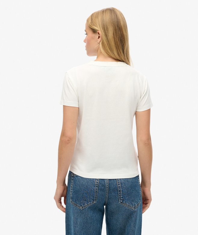 Superdry Camiseta Ajustada Con Logotipo Essential