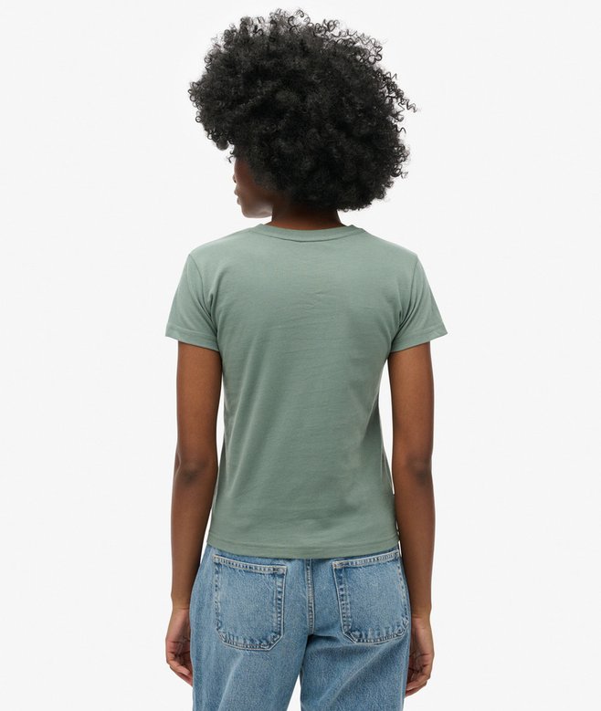 Superdry Camiseta Ajustada Con Logotipo Essential