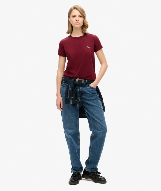 Superdry Camiseta Ajustada Con Logotipo Essential