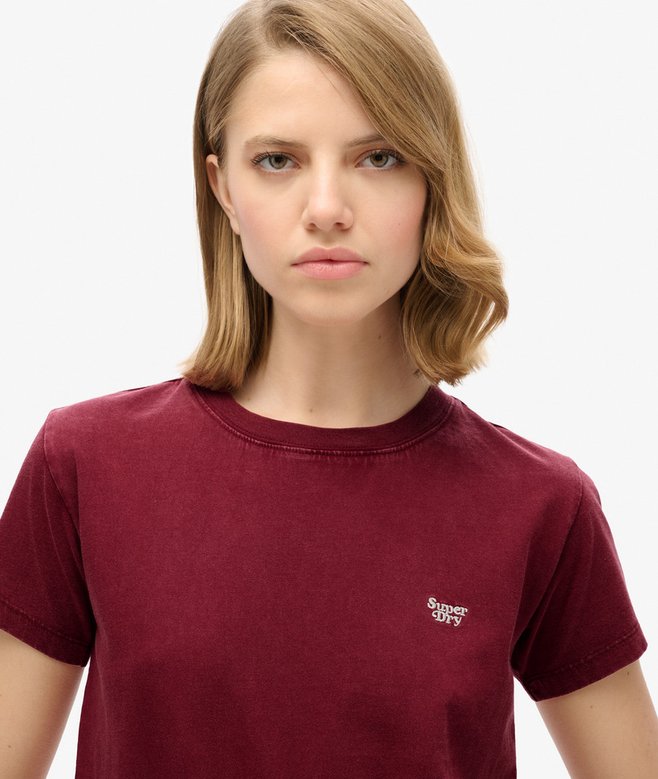Superdry Camiseta Ajustada Con Logotipo Essential