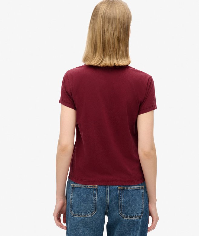 Superdry Camiseta Ajustada Con Logotipo Essential