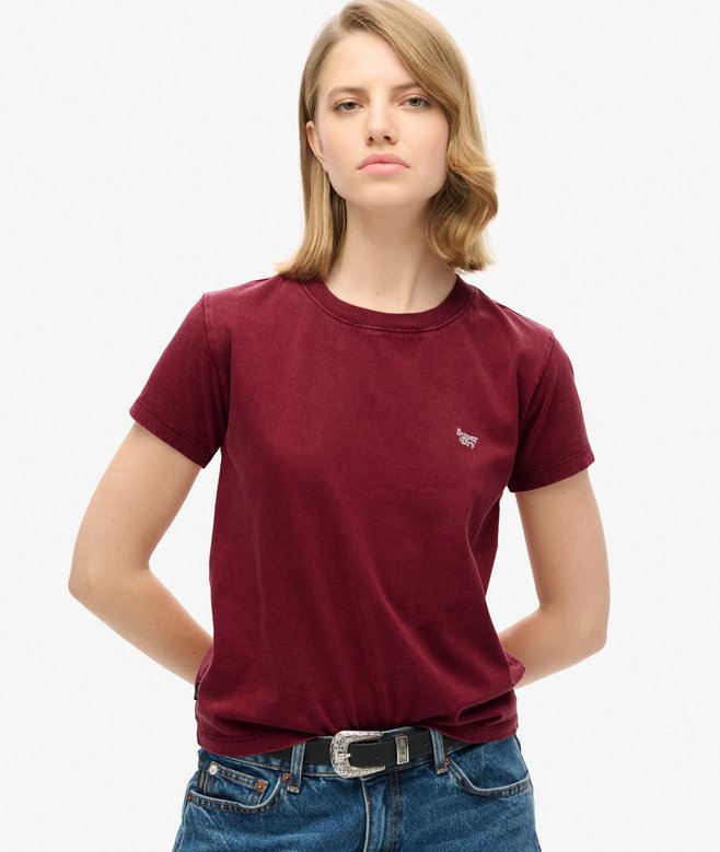 superdry Camiseta ajustada con logotipo Essential