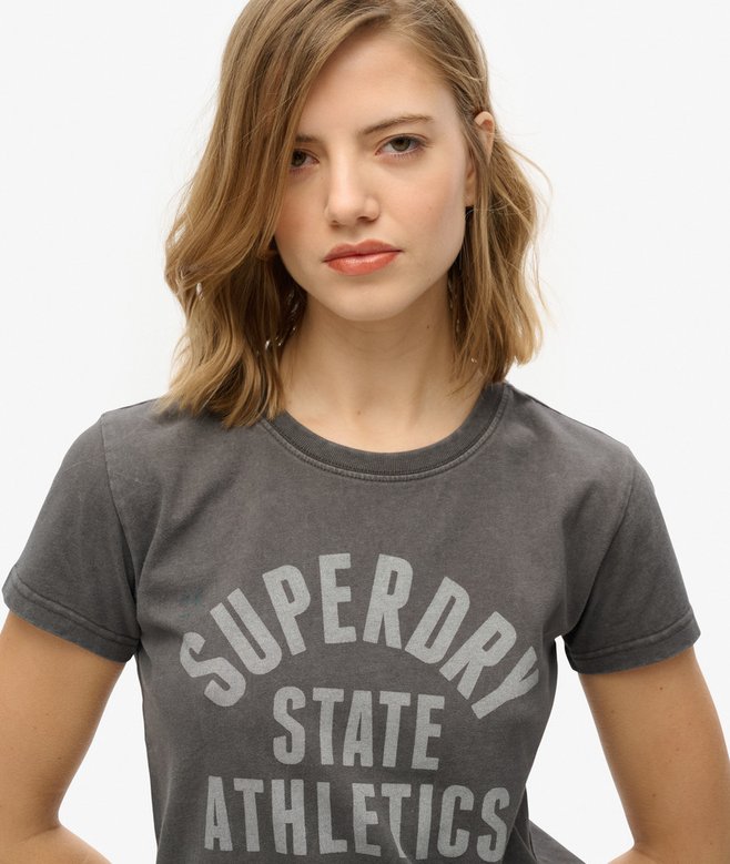Superdry Camiseta Ajustada Gráfica Athletic