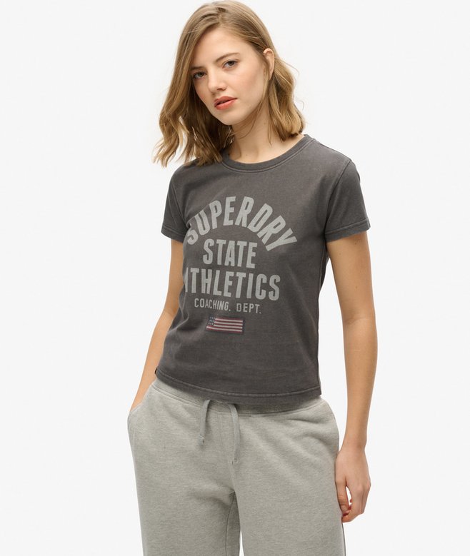 superdry Camiseta ajustada gráfica Athletic