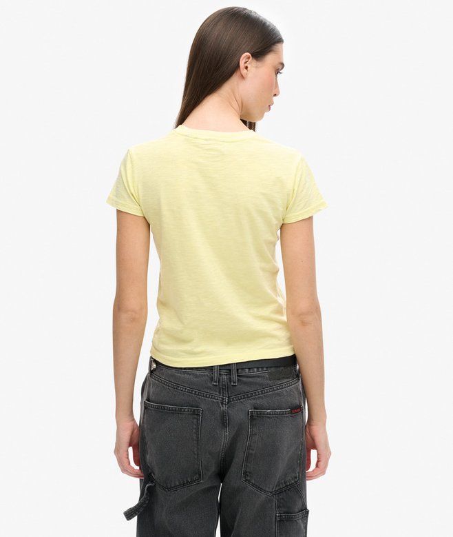 Superdry Camiseta Ajustada Gráfica Neón Motor
