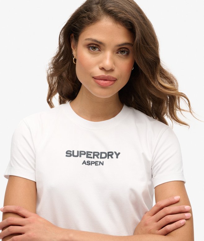Superdry Camiseta Ajustada Gráfica Sport Luxe