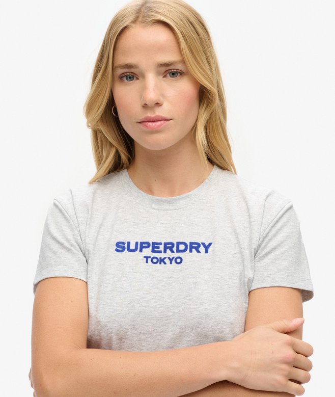 Superdry Camiseta Ajustada Gráfica Sport Luxe