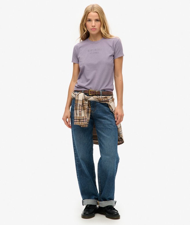 Superdry Camiseta Ajustada Gráfica Sport Luxe